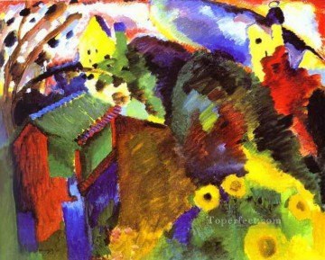Murnau Garden Wassily Kandinsky Oil Paintings